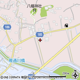 茨城県行方市根小屋173-2周辺の地図