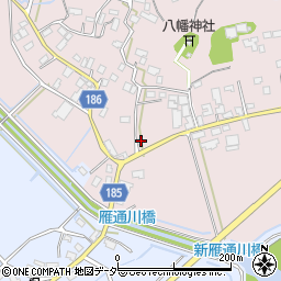 茨城県行方市根小屋234周辺の地図