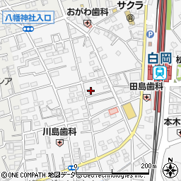 埼玉県白岡市小久喜1072-3周辺の地図