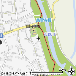 慈雲寺橋周辺の地図