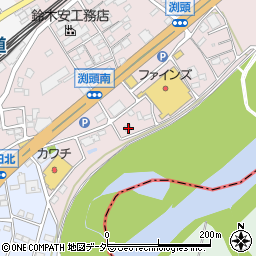 茨城県常総市水海道淵頭町4553周辺の地図