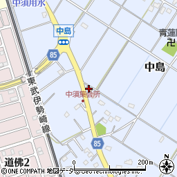 中須集会所周辺の地図