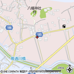 茨城県行方市根小屋172周辺の地図