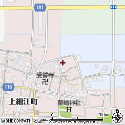 福井県福井市上細江町25-15周辺の地図