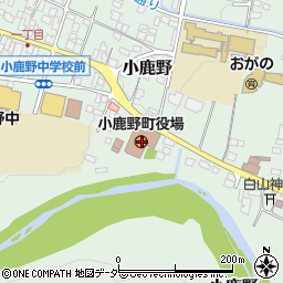 埼玉県秩父郡小鹿野町周辺の地図