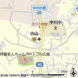 茨城県坂東市小山116周辺の地図