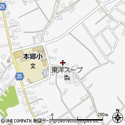 茨城県稲敷郡阿見町荒川本郷1473-1周辺の地図