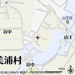 茨城県美浦村（稲敷郡）花見塚周辺の地図