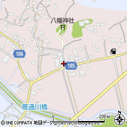 茨城県行方市根小屋236周辺の地図