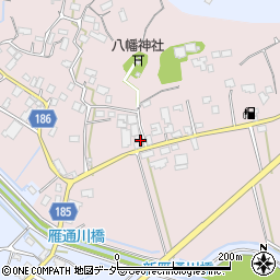 茨城県行方市根小屋236周辺の地図