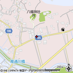 茨城県行方市根小屋238周辺の地図