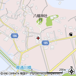 茨城県行方市根小屋235周辺の地図