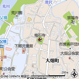 竜石寺周辺の地図