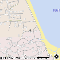 茨城県鹿嶋市荒野1606-2周辺の地図