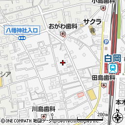 埼玉県白岡市小久喜1076-6周辺の地図