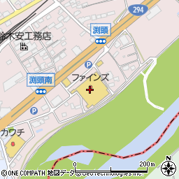 ミーツ渕頭店周辺の地図