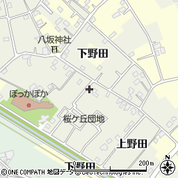 埼玉県白岡市上野田349-12周辺の地図