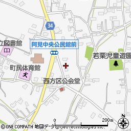 茨城県稲敷郡阿見町若栗1898周辺の地図