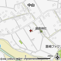 中山地区公民館周辺の地図