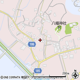 茨城県行方市根小屋254周辺の地図