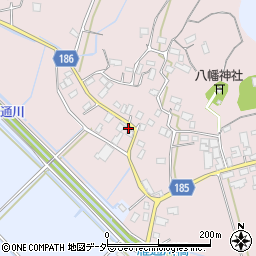 茨城県行方市根小屋223周辺の地図