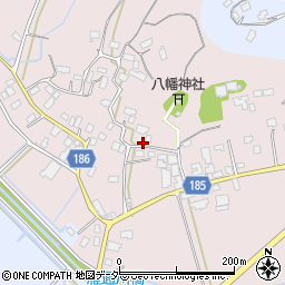 茨城県行方市根小屋251周辺の地図