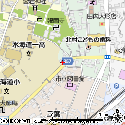 茨城県常総市水海道栄町2524周辺の地図
