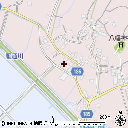 茨城県行方市根小屋222周辺の地図