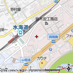 茨城県常総市水海道淵頭町2891周辺の地図