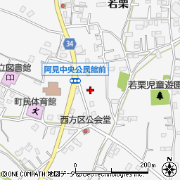 茨城県稲敷郡阿見町若栗1900周辺の地図
