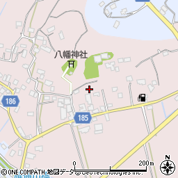 茨城県行方市根小屋245周辺の地図