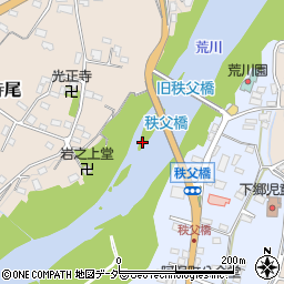 秩父橋周辺の地図
