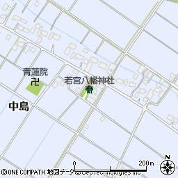 若宮八幡神社周辺の地図