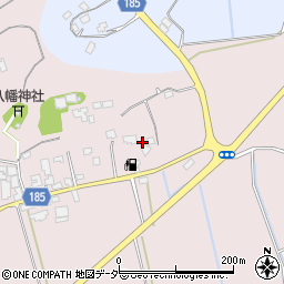 茨城県行方市根小屋82周辺の地図