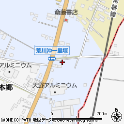 茨城県土浦市荒川沖1-43周辺の地図