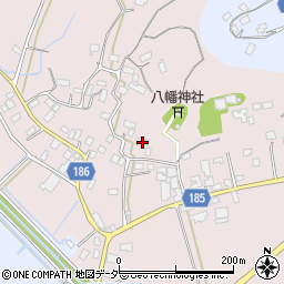 茨城県行方市根小屋177周辺の地図