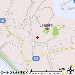 茨城県行方市根小屋177周辺の地図