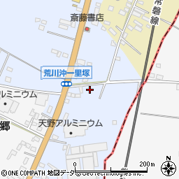 茨城県土浦市荒川沖1-6周辺の地図