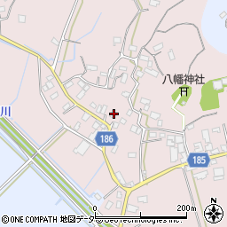 茨城県行方市根小屋224-6周辺の地図