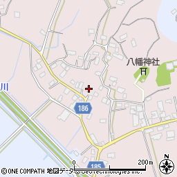 茨城県行方市根小屋224-6周辺の地図