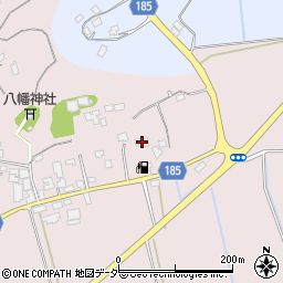 茨城県行方市根小屋81周辺の地図