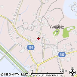 茨城県行方市根小屋257周辺の地図