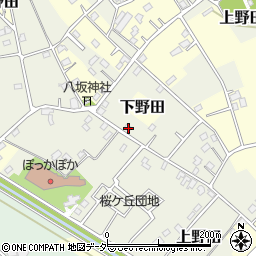 埼玉県白岡市上野田348周辺の地図