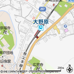 秩父観光タクシー大野原営業所周辺の地図