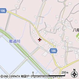 茨城県行方市根小屋219周辺の地図