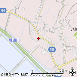 茨城県行方市根小屋219周辺の地図