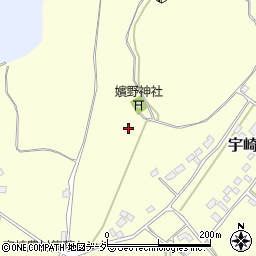 茨城県行方市宇崎周辺の地図