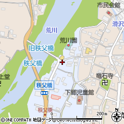 秩父橋公衆トイレ周辺の地図