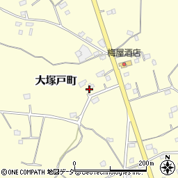 茨城県常総市大塚戸町1700周辺の地図