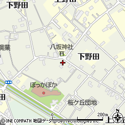 埼玉県白岡市上野田377周辺の地図